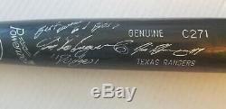Ivan Rodriguez Pudge autographed game used bat 1998 Rangers, PSA GU 8.5 Auth'd