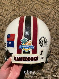 Jadaveon Clowney Game Used/Signed South Carolina Helmet 1/1/14 Capital One Bowl