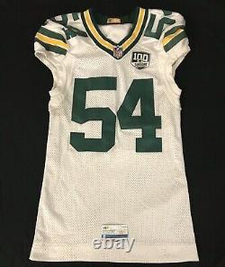 James Crawford Game Used Worn Green Bay Packers Jersey Autographed Size 44 RARE