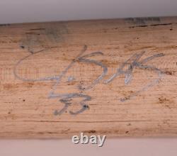 James Shields game used signed Zinger baseball Bat PSA 18246