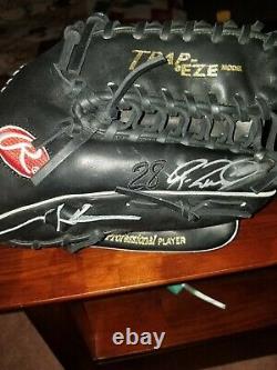 Jason Werth Game Used Glove Phillies World Series 2008 Winner Signed
