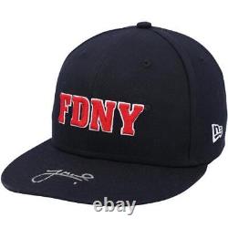 Jeff McNeil New York Mets Signed Game-Used Navy FDNY Cap from 2023 MLB Season