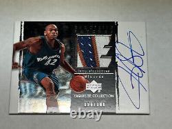 Jerry Stackhouse 2003-04 UD Exquisite Collection Game-Used Patch Auto 96/100