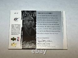 Jerry Stackhouse 2003-04 UD Exquisite Collection Game-Used Patch Auto 96/100