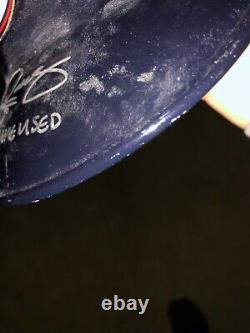 Jimmy Rollins 2013 Game Used Signed Batting Helmet USA World Baseball Classic