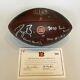 Joe Burrow Debut Game & First Touchdown Game Used Signed Football Fanatics Coa