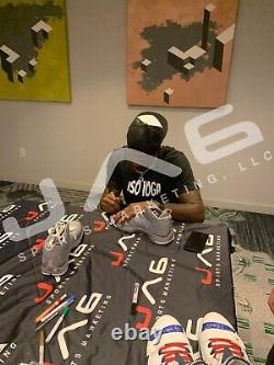 Joe Johnson autographed signed Game Used sneakers NBA Atlanta Hawks LOA Nets