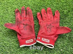 Joey Votto Cincinnati Reds Game Used Batting Gloves Signed Beckett Authenticated