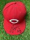 Joey Votto Cincinnati Reds Game Used Hat 1000th Career Game Signed Mlb Auth Psa