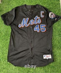John Franco New York Mets Game Used Worn Jersey 2001 Signed Photo Matched