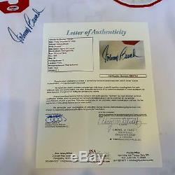 Johnny Bench Signed 1983 Cincinnati Reds Game Used Jersey PSA DNA