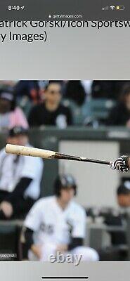 Jose Abreu Chicago White Sox Game Used Bat 2015 Signed Photo Matched JSA