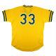 Jose Canseco Mid 80's Signed Rookie Year Oakland A's Game Used Jersey Jsa Loa