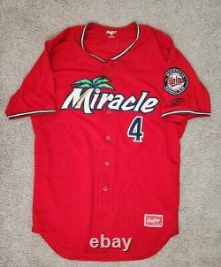 Jose Miranda 2019 Fort Myers Miracle Game Used Jersey Minnesota Twins Signed