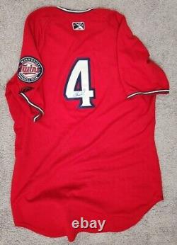 Jose Miranda 2019 Fort Myers Miracle Game Used Jersey Minnesota Twins Signed