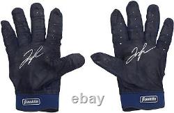 Jose Trevino Yankees Signed Game-Used Navy Franklin Gloves vs Giants 3/30/2023