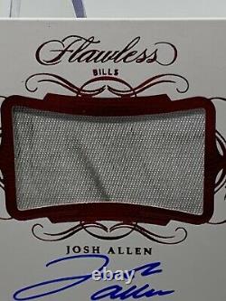 Josh Allen Flawless 2019 Ruby 5/5 Dirty Game Used Patch