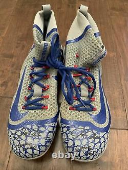 Josh Donaldson GAME USED CLEATS pair autograph SIGNED Blue Jays worn