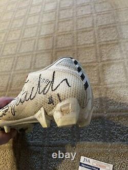 Justin Fields Ohio State Football Cleats Game Used And Signed JSA