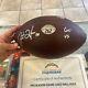 Justin Herbert San Diego Chargers Autographed Game Used Ball 262 Preseason Vs No