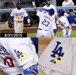 Justin Turner Los Angeles Dodgers Game Used Worn Jersey Photo Matched Signed