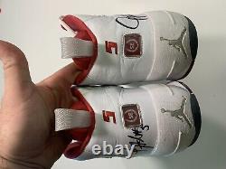 Juwan Howard Signed Game Used Shoes Rockets, Michigan, Fab 5