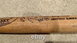 KC Royals GEORGE BRETT Game Used Bat 1984/85 era Pine Tar HOF Signed Autograph