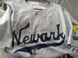 KC Royals Negro Leagues Newark Eagles Game Used Jersey #29 Ben Kudra Autographed