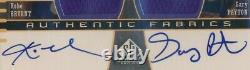 KOBE BRYANT Gary Payton 2004-05 SP GAME USED Fabrics Dual AUTO /50 BGS 9 MINT