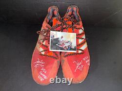 Kahlil Watson Marlins Auto Signed 2022 Game Used Cleats Beckett Rookie COA