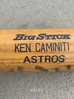 Ken Caminiti Game Used SIgned Houston Astros San Diego Padres