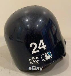 Ken Griffey Jr Signed Mariners Game Used #24 Batting Helmet Sz 7 1/4 AUTO HOF