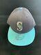 Ken Griffey Jr. Teal-colored Seattle Mariners Game Used Autographed Mlb Hat Jsa
