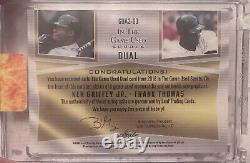 Ken Griffey Jr. /frank Thomas Dual Patch Auto (game Worn) 1/3