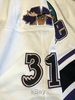 Ken Wregget Signed 2001 Game Used Manitoba Moose Jersey RARE Stanley Cup Champ