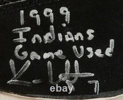 Kenny Lofton 1999 Signed Game Used Cleats Shoes PSA DNA COA