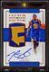 Kevin Durant /25 Autographed Gold Clutch Factor 5 Game Used Jersey Patch Auto