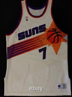 Kevin Johnson KJ Phoenix Suns Authentic Champion Game Jersey Size 48 Autographed
