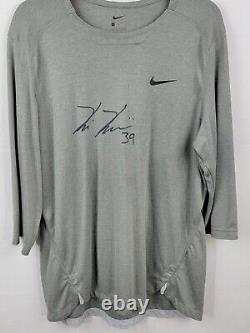Kevin Kiermaier Tampa Bay Auto Signed Game Used Worn Jersey Shirt Player LOA