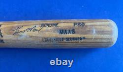 Kevin Mass Signed Game Used NY Yankees Baseball Bat n9s