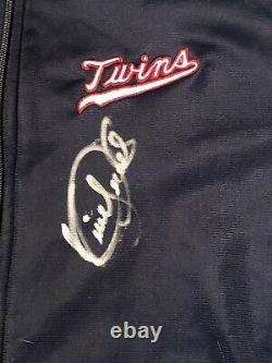 Kirby Puckett Game Used Signed Dugout Jacket Twins JSA CIRCA 1985-87