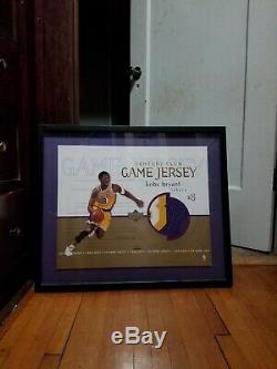 Kobe Bryant 1999-2000 Auto Signed Game Used Worn Jumbo Jersey Patch Uda #d 2/16