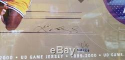Kobe Bryant 2009-10 Auto Signed Game Used Worn Jumbo Jersey Patch UDA #d 11/16