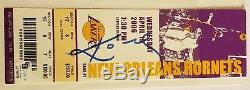 Kobe Bryant Autographed Game Used ticket 2006 Lakers vs. Hornets 4/19/06