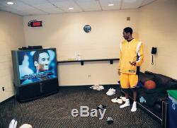 Kobe Bryant Lakers NBA 2001-02 Game Used Signed Adidas Locker Room Sandal