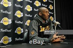 Kobe Bryant Lakers Signed Game Used Worn 20015-16 Final Season Warm Up Jacket