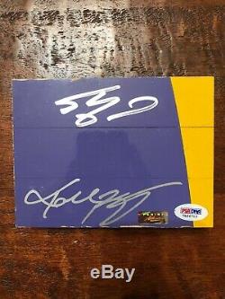 Kobe Bryant Shaquille ONeal Signed Game Used Staples Center Floor Panini Coa