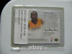 Kobe Bryant UD SPX Auto Game Used Jersey 65/100 04 WM 150195136455 Signature