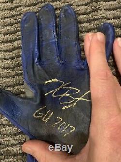 Kris Bryant Chicago Cubs Game Used Batting Gloves Signed MLB Auth Bryant LOA