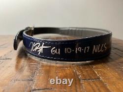 Kris Bryant Game Used Worn 2017 NLCS Chicago Cubs Belt Signed Inscribed Auto MVP